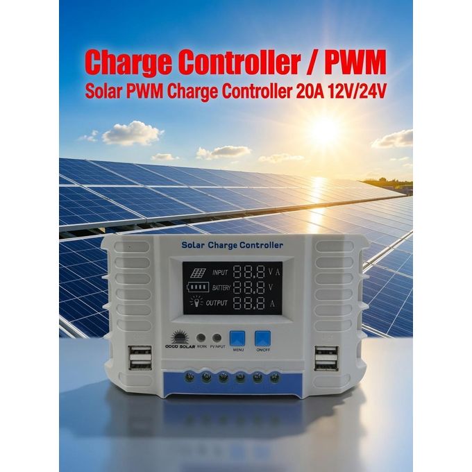 Solar PWM Charge Controller 30A 12V/24V